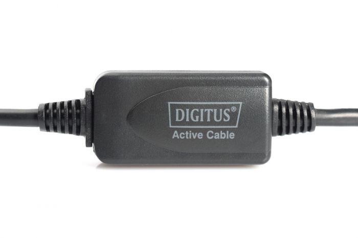 Подовжувачь DIGITUS USB 2.0 Active Cable, A/M-A/F, 15 m