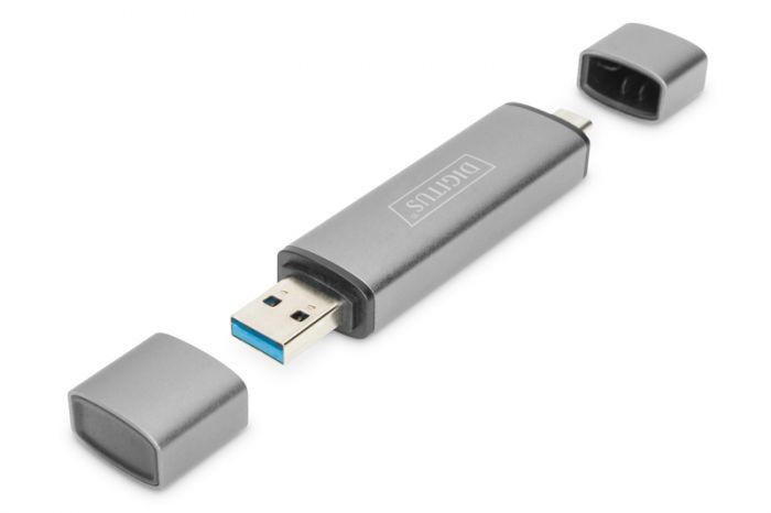 Кардрідер DIGITUS USB-C/USB 3.0 SD/MicroSD