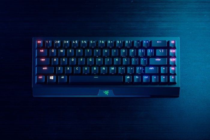 Клавіатура ігрова Razer BlackWidow V3 Mini HyperSpeed Green Phantom Ed. WL/BT/USB US RGB, Black