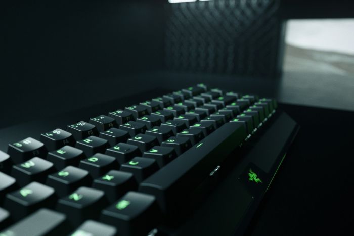 Клавіатура ігрова Razer BlackWidow V3 Mini HyperSpeed Green Phantom Ed. WL/BT/USB US RGB, Black