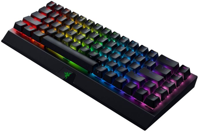 Клавіатура ігрова Razer BlackWidow V3 Mini HyperSpeed Green Phantom Ed. WL/BT/USB US RGB, Black