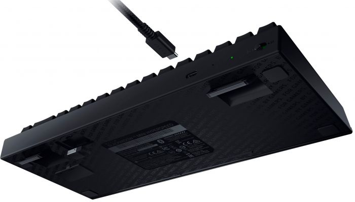 Клавіатура ігрова Razer BlackWidow V3 Mini HyperSpeed Green Switch WL/BT/USB RU RGB, Black