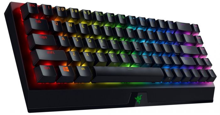 Клавіатура ігрова Razer BlackWidow V3 Mini HyperSpeed Yellow Switch Phantom Ed. WL/BT/USB US RGB, Black