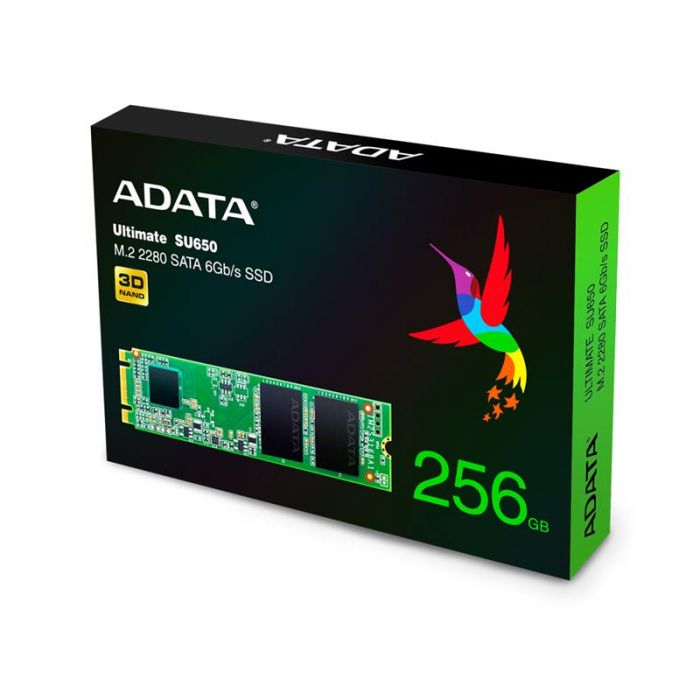 Накопичувач SSD ADATA M.2  256GB SATA SU650