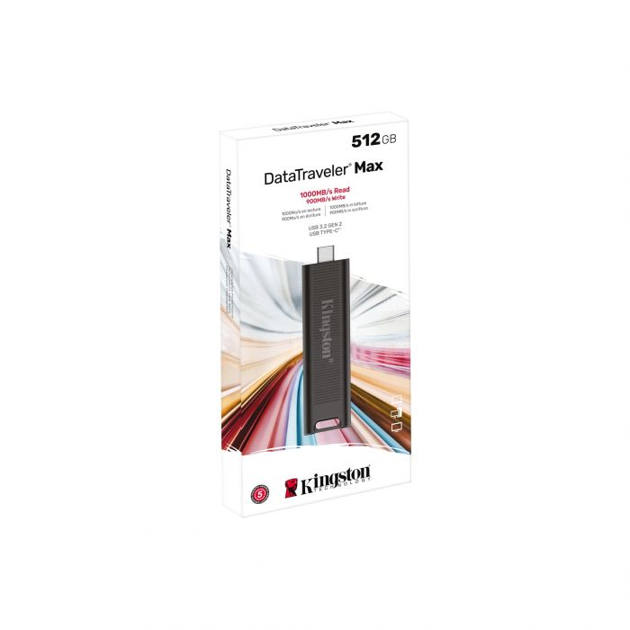 Накопичувач Kingston  512GB USB-C 3.2 Gen 2 DT Max