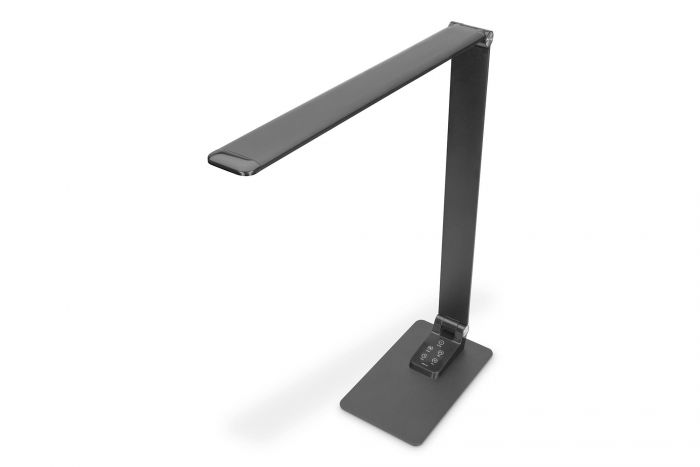 Світильник DIGITUS LED Desk Lamp, 12W, 450lm, USB, black