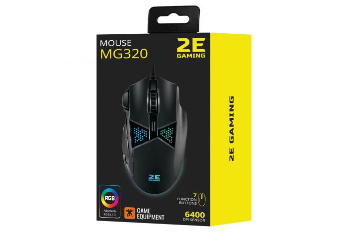 Миша 2E GAMING MG320 RGB USB Black