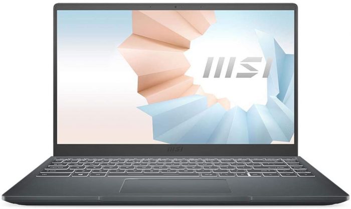 Ноутбук MSI Modern 14FHD IPS/Intel i5-1155G7/16/512F/Int/DOS/Carbon Gray