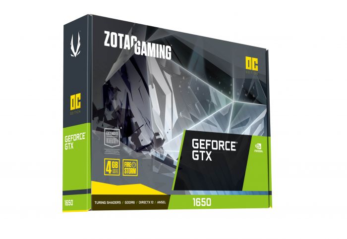Відеокарта ZOTAC GeForce GTX 1650 4GB GDDR6 OC