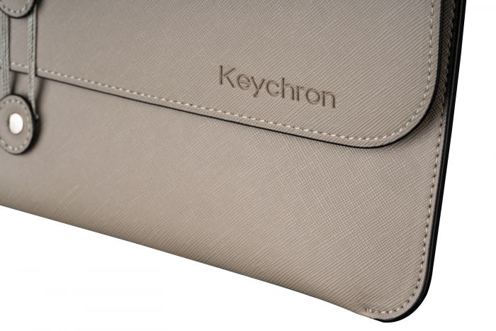 Чохол для клавіатури Keychron K3 Pouch Saffiano Leather Grey