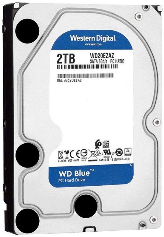 Жорсткий диск WD 2TB 3.5" 5400 256MB SATA Blue