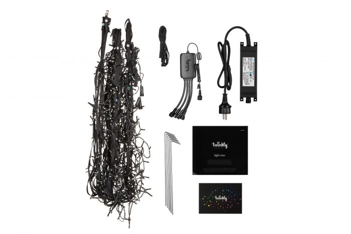 Smart LED Twinkly Light tree RGBW 1000, Gen II, IP44, висота 6м