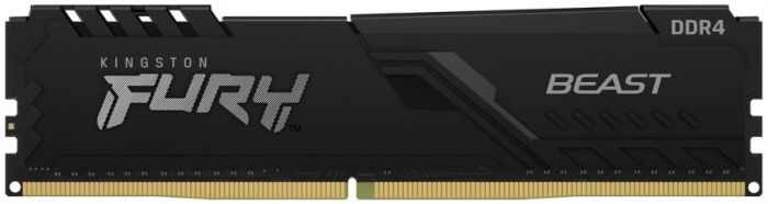 Пам'ять ПК Kingston DDR4  8GB KIT (4GBx2) 3200 FURY Beast Black