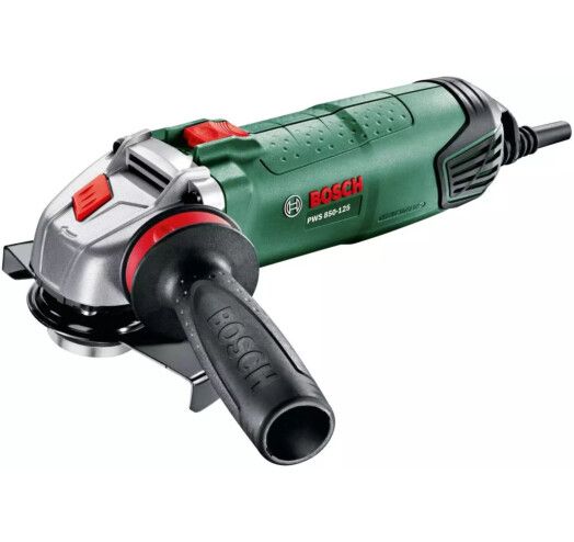 Шліфмашина кутова Bosch PWS 850-125, 850Вт, 125мм, 12000об/хв, 1.84 кг