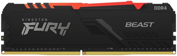 Пам'ять ПК Kingston DDR4 16GB KIT (8GBx2) 2666 FURY Beast RGB
