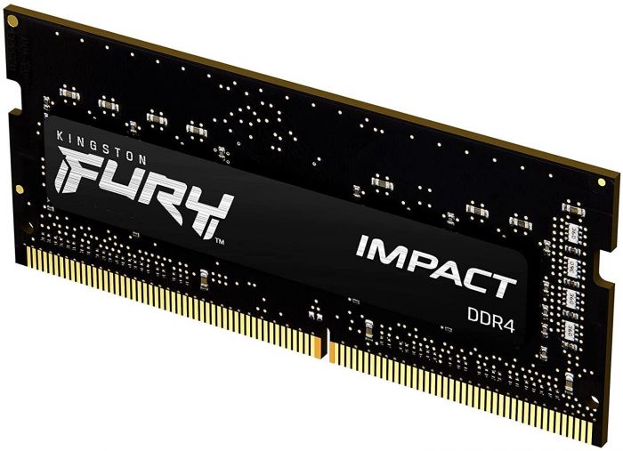 Пам'ять ноутбука Kingston DDR4 16GB KIT (8GBx2) 2666 FURY Impact