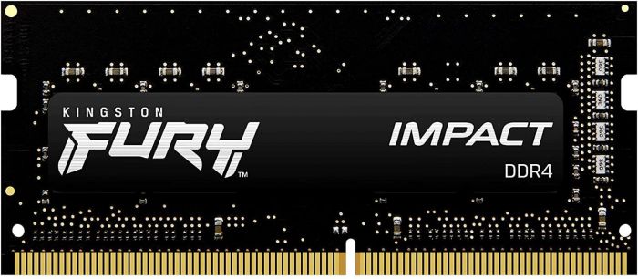 Пам'ять ноутбука Kingston DDR4 16GB KIT (8GBx2) 2666 FURY Impact