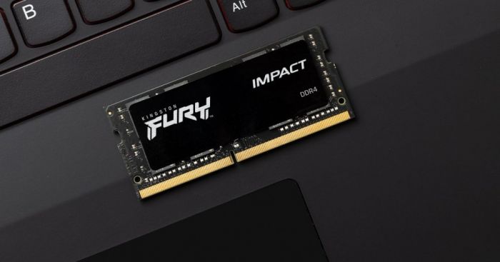 Пам'ять ноутбука Kingston DDR4 16GB KIT (8GBx2) 3200 FURY Impact