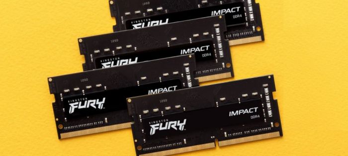 Пам'ять ноутбука Kingston DDR4 16GB KIT (8GBx2) 3200 FURY Impact