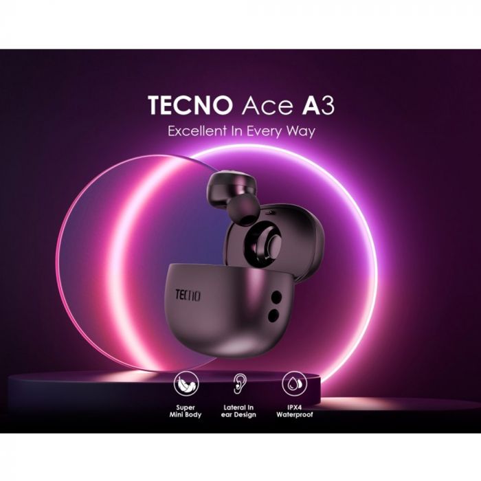 Гарнітура TECNO Ace A3 Mono Black
