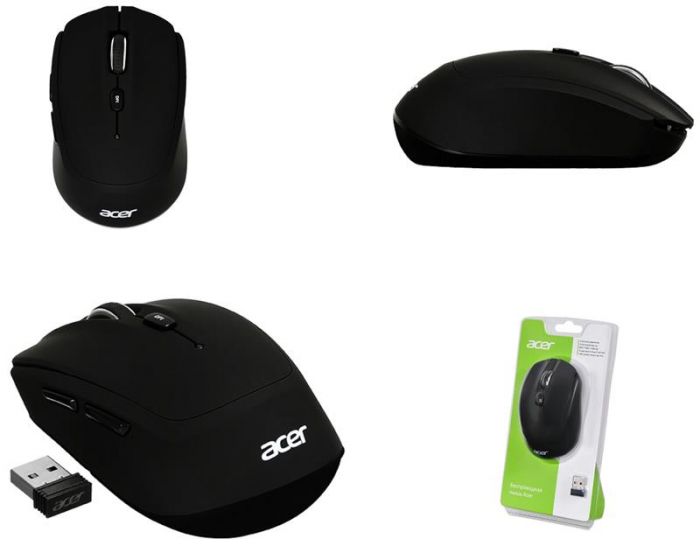 Миша Acer OMR050 WL Black