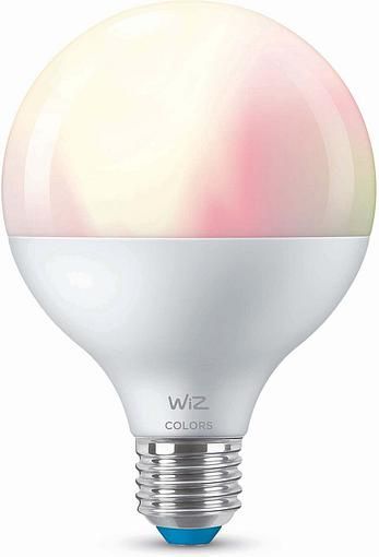 Лампа розумна WiZ, E27, 11W, 75W, 1055Lm, G95, 2200-6500, RGB, Wi-Fi