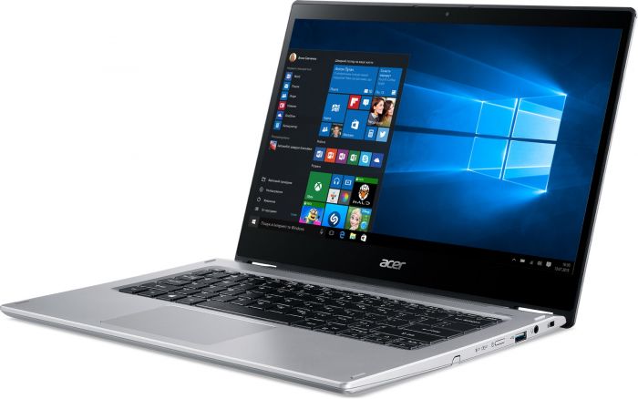 Ноутбук Acer Spin 3 SP314-54N 14FHD IPS Touch/Intel i3-1005G1/8/256F/int/W11/Silver