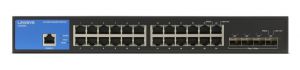 Комутатор LINKSYS LGS328C 24xGE, 4x10GE SFP+, керований L2