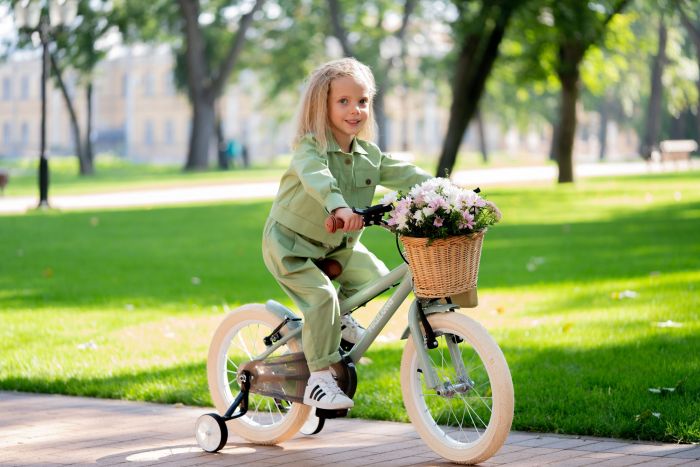 Дитячий велосипед Miqilong RM Оливковий 16`  ATW-RM16-OLIVE