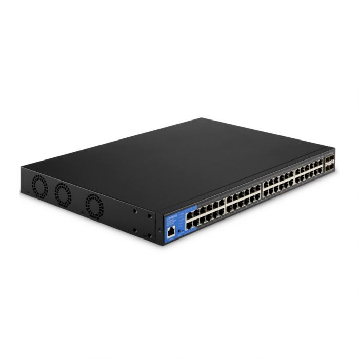 Комутатор LINKSYS LGS352MPC 48xGE PoE+, 4x10GE SFP+, керований L3