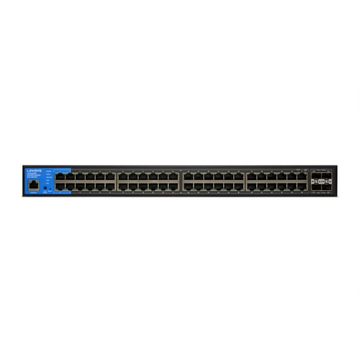 Комутатор LINKSYS LGS352MPC 48xGE PoE+, 4x10GE SFP+, керований L3