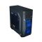 Корпус Zalman Z1 NEO, MidT, 2xUSB2.0,1xUSB3.0, 2x120 Blue LED, 1x120мм,акрил(вікно),без БЖ,чорний