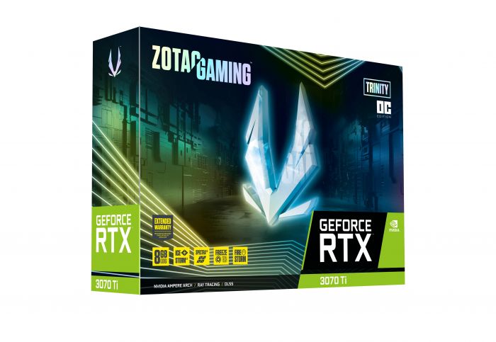 Відеокарта ZOTAC GeForce RTX 3070 Ti 8GB GDDR6X Trinity OC