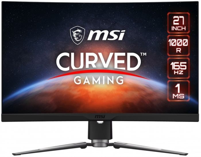 Монітор LCD 27" MSI MAG Artymis 274CP, 2xHDMI, DP, USB-C, 2xUSB, VA, 165Hz, 1ms, 92%DCI-P3, CURVED, FreeSync