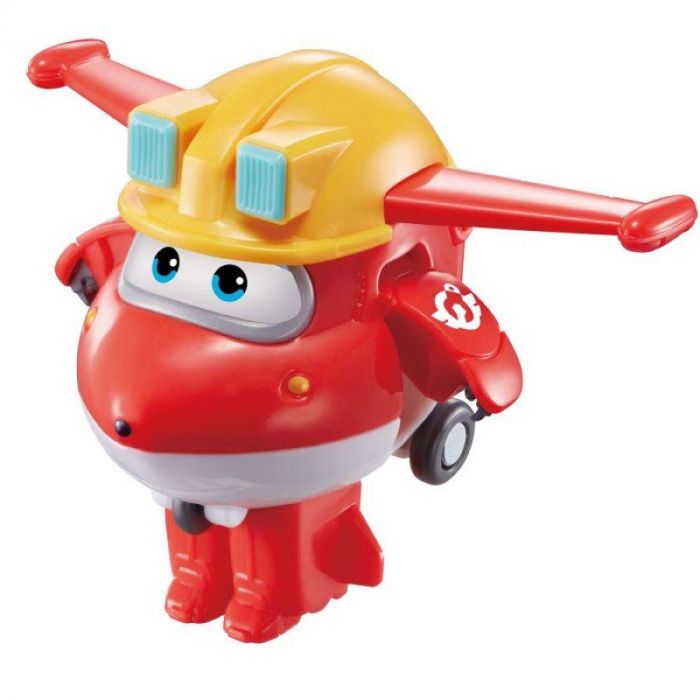 Ігрова фігурка-трансформер Super Wings Transform-a-Bots Build-It Jett, Джетт будівельник