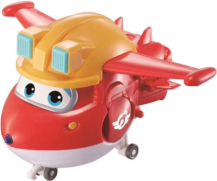 Ігрова фігурка-трансформер Super Wings Transform-a-Bots Build-It Jett, Джетт будівельник