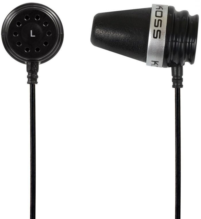 Навушники Koss Spark Plug VCb Noise Isolating Black