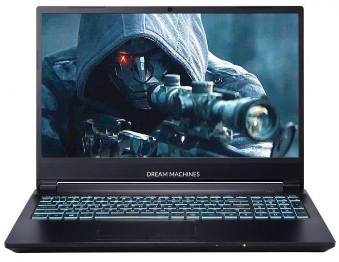 Ноутбук Dream Machines RG3050Ti-15 15.6FHD IPS 144Hz/Intel i5-11400H/16/500F/NVD3050Ti-4/DOS