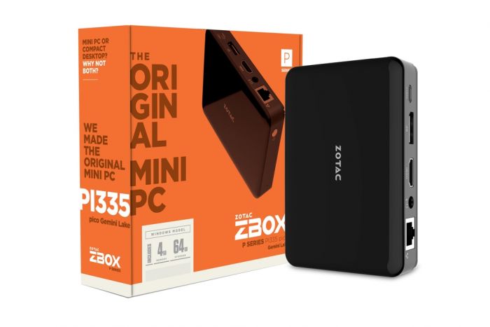 ПК ZOTAC ZBOX PI335 pico N4100/4/64/int/WIN10Pro