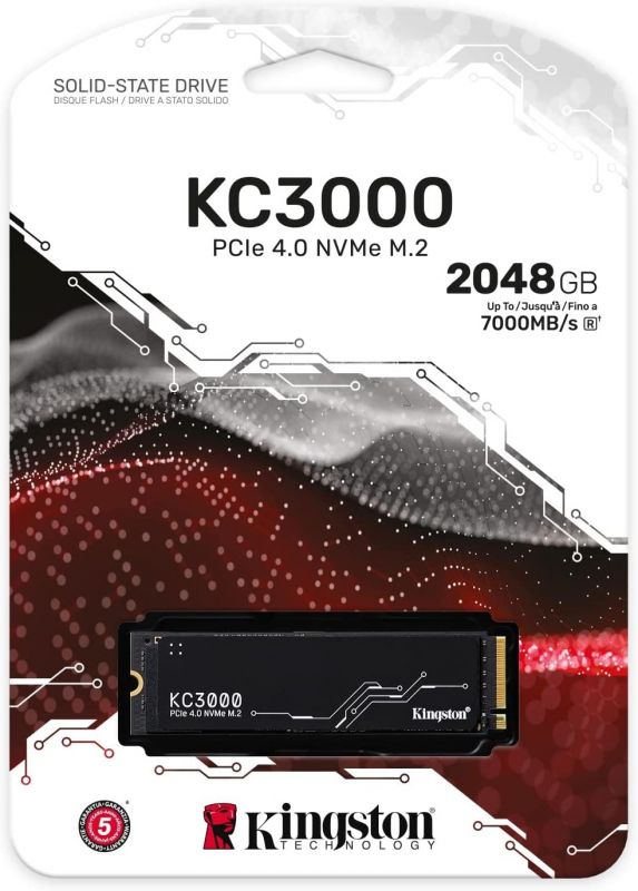 Накопичувач SSD Kingston M.2 2TB PCIe 4.0 KC3000