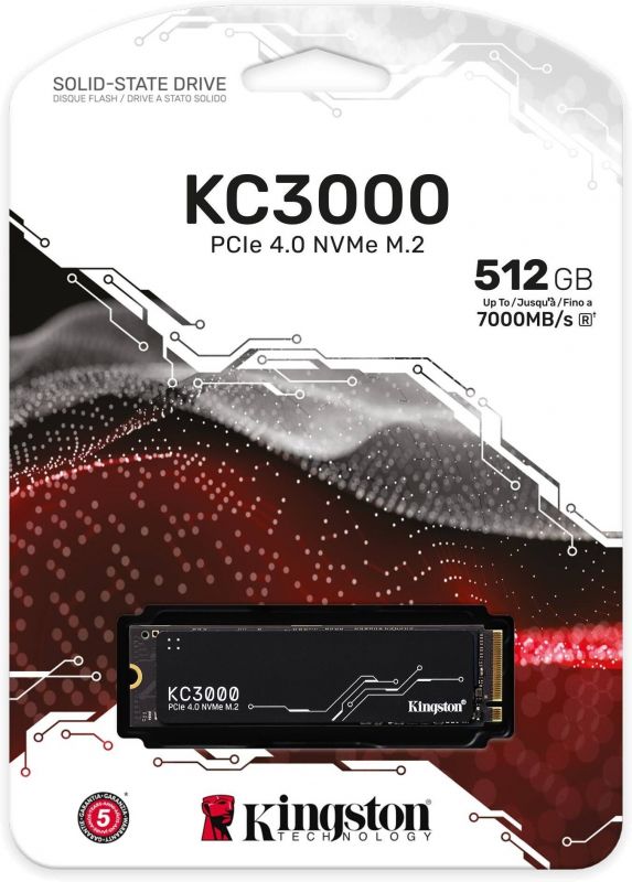 Накопичувач SSD Kingston M.2  512GB PCIe 4.0 KC3000
