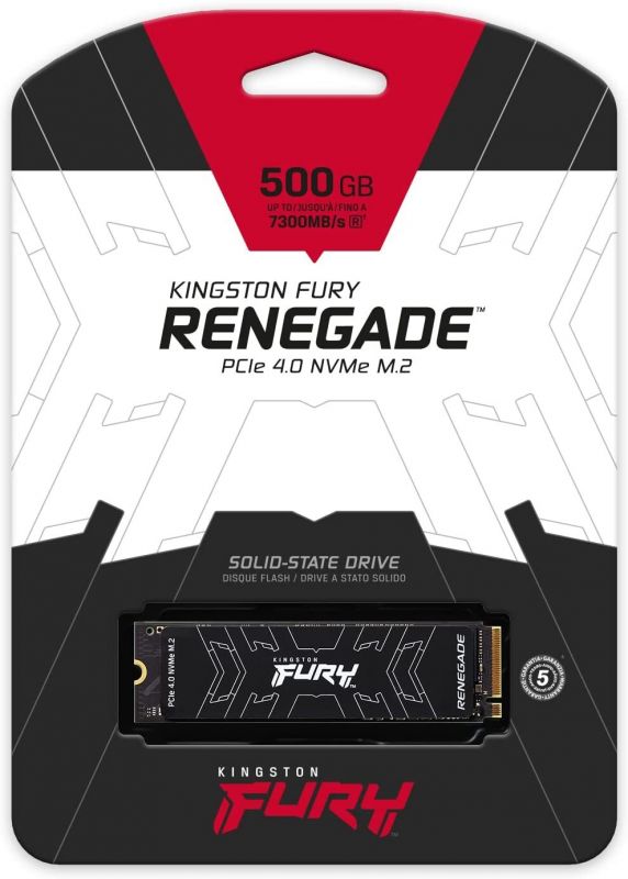 Накопичувач SSD Kingston M.2  500GB PCIe 4.0 Fury Renegade