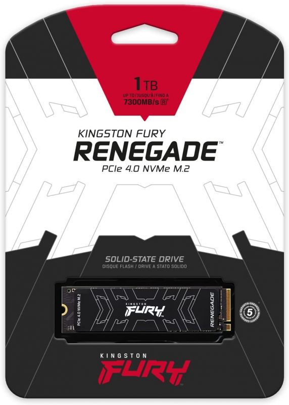 Накопичувач SSD Kingston M.2 1TB PCIe 4.0 Fury Renegade