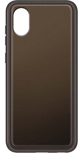 Чохол Samsung Soft Clear Cover для смартфону Galaxy A03 Core (A032) Black