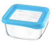 Контейнер Bormioli Rocco Frigoverre квадр. із синьою кришкою, 15*15 см, 750 мл Контейнер Bormioli Rocco Frigoverre квадр. із синьою кришкою, 15*15 см, 750 мл