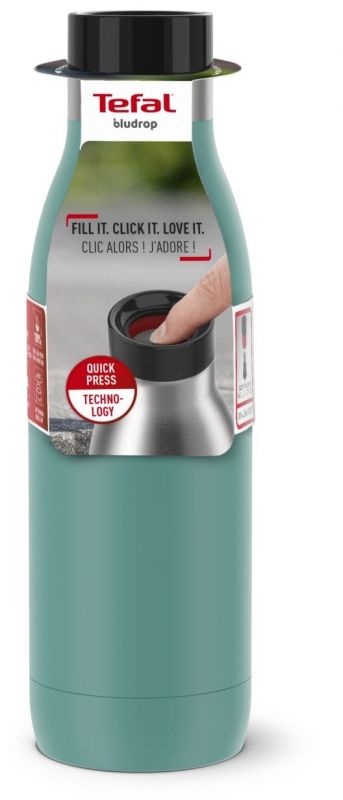 Термопляшка Tefal Thermal Mugs Green 500 мл, нерж.сталь