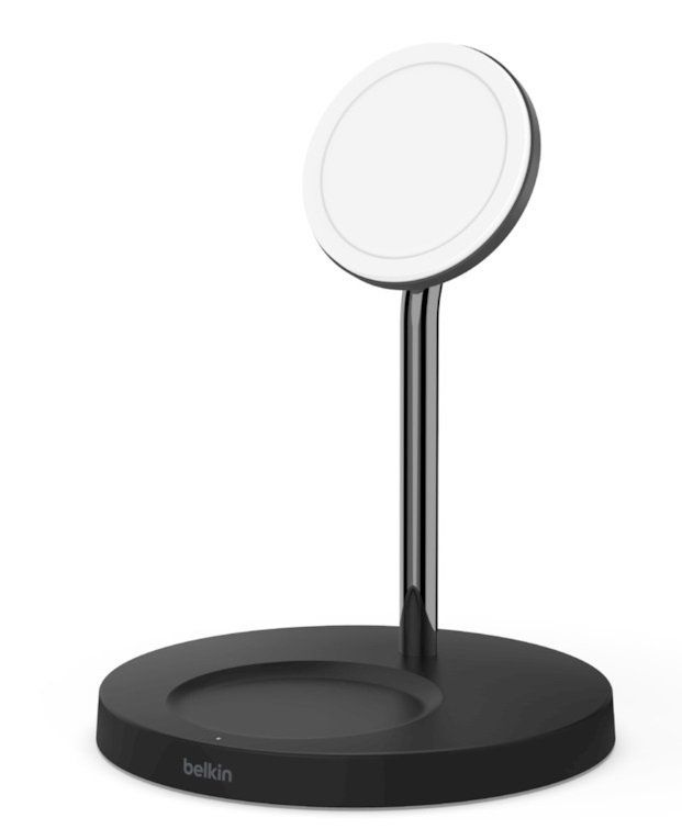 Бездротовий ЗП Belkin MagSafe 2in1 Wireless Charger, black