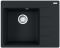 Кухонна мийка FRANKE CENTRO CNG 611-62 TL/114.0630.458/Фраграніт/ врізна/прямокутна/620х500х20/ чорний матовий