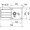 Кухонні мийки Franke Sirius S2D Slim 611-78/ 143.0632.392/ тектонайт/з крилом/оборотна/чорний