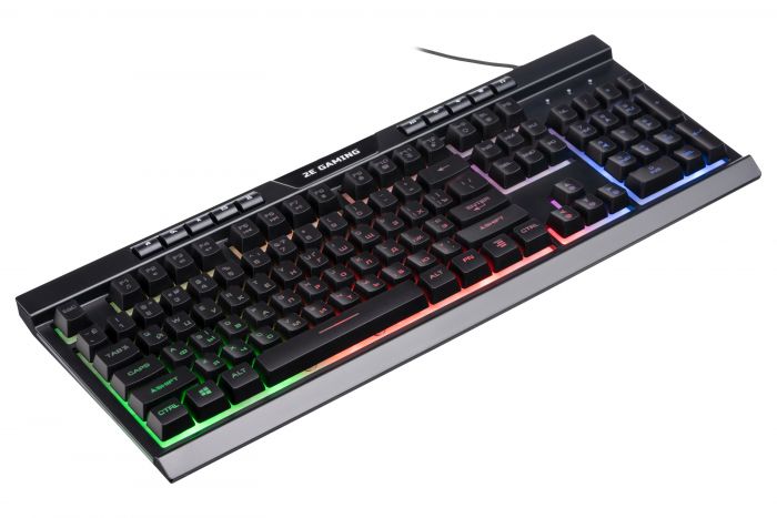 Клавіатура 2E GAMING KG300 LED USB Black UKR